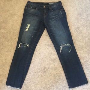 Aeropostale Distressed Ankle Length Jeans
